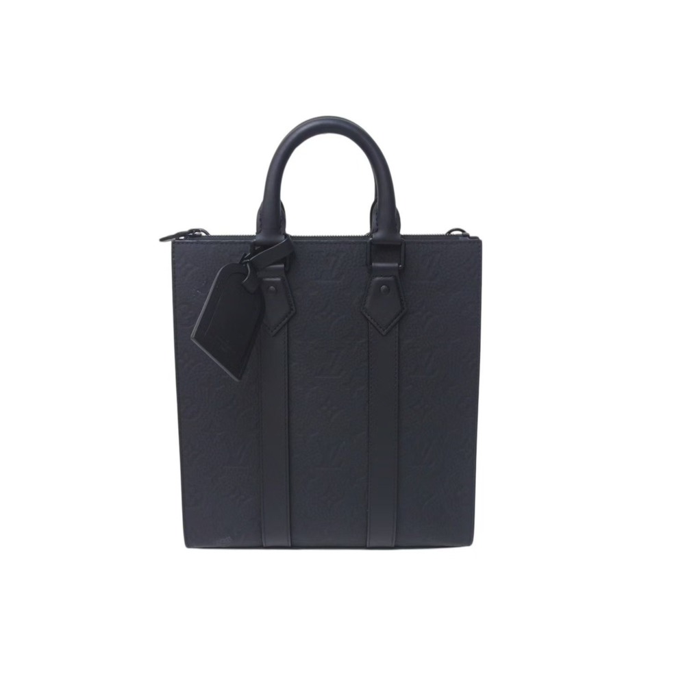 Louis Vuitton Taurillon Bag Shoulder Plat Crossbody Sac Black - Picture 2 of 9